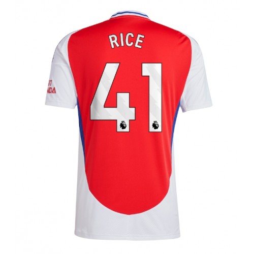 Dres Arsenal Declan Rice #41 Domaci 2024-25 Kratak Rukav